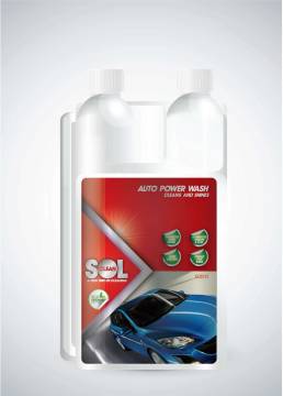 SolClean Eco Friendly Car Wash Packaging Design