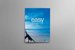 M8 Easy Plans Brochure Design Cover