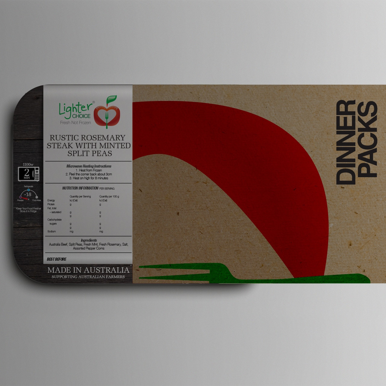 Branding Agency Sydney - Health Food Packaging DesignPackaging for Ready Meals