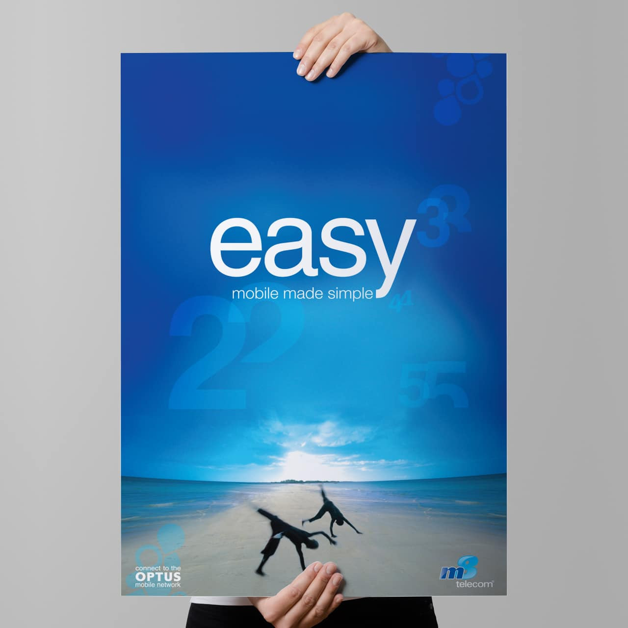 M8 Easy Plans Poster Design
