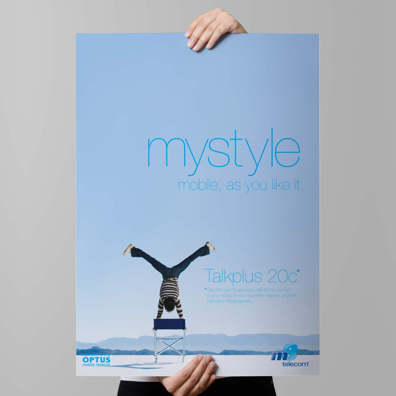 M8 Telecom Poster Design