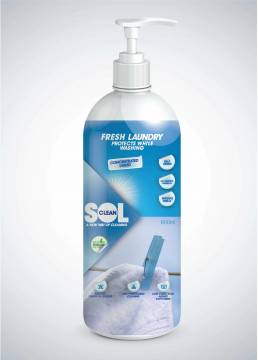 SolClean Packaging Design Fresh Laundry