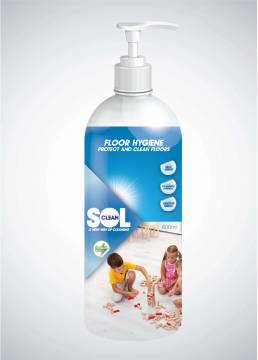 SolClean Packaging Design Floor Hygiene
