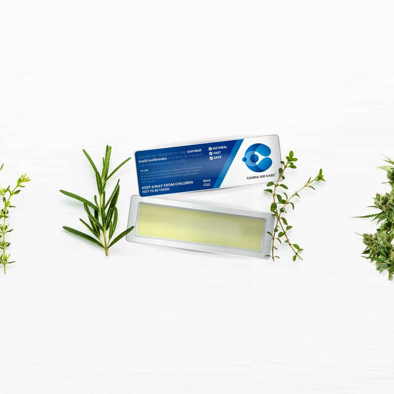 Canna Air Care Medical Cannabis Grow Room Product Packaging