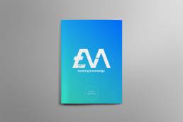 style guide website designer design guides website Branding Eva Banking A4 photorealistic brochure mockup on light grey background by Wowwee Design ® Graphic Design Agency Sydney