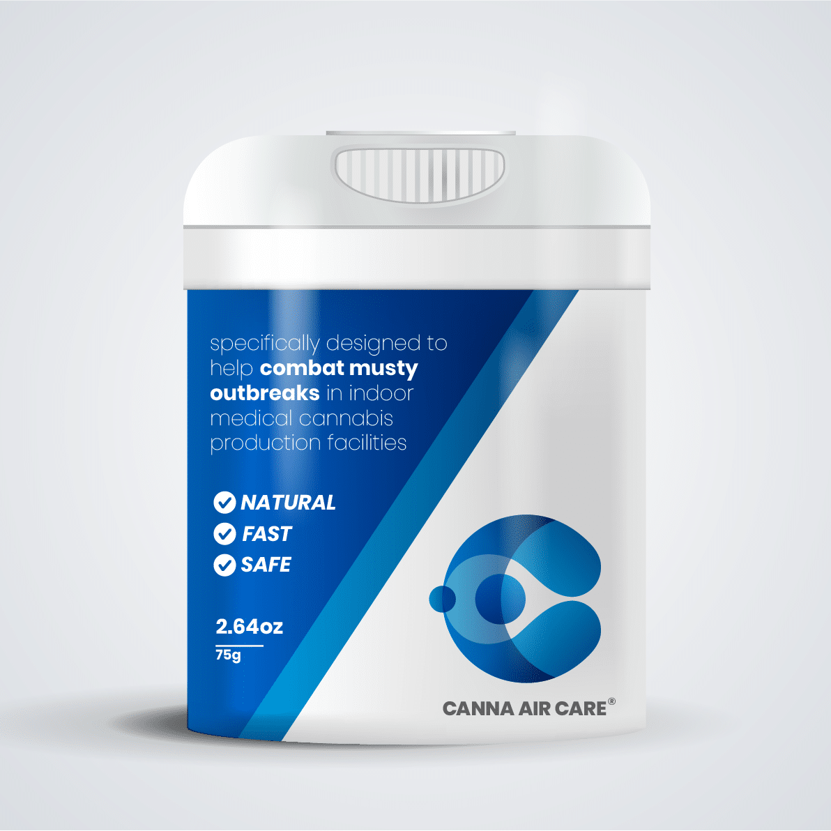 Canna Air Care Medical Cannabis Product Packaging 75g