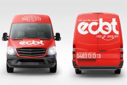 Van Wrap - East Coast Bike Transport Logo Design Branding - Wowwee Design - Sydney Design Agency