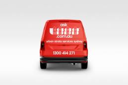 Urban Strata Services Sydney Van Wrap Graphic Design